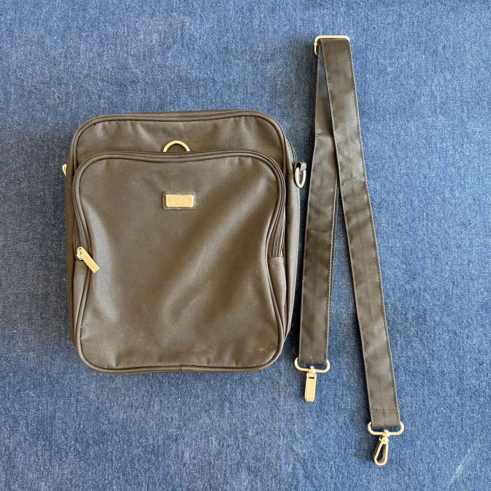 Land Rover Messenger Bag Unisex Medium Black Utility Crossbody Travel Bag